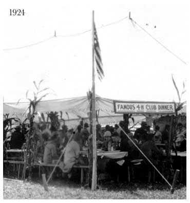 Famous 4-H Club Dinner, 1924